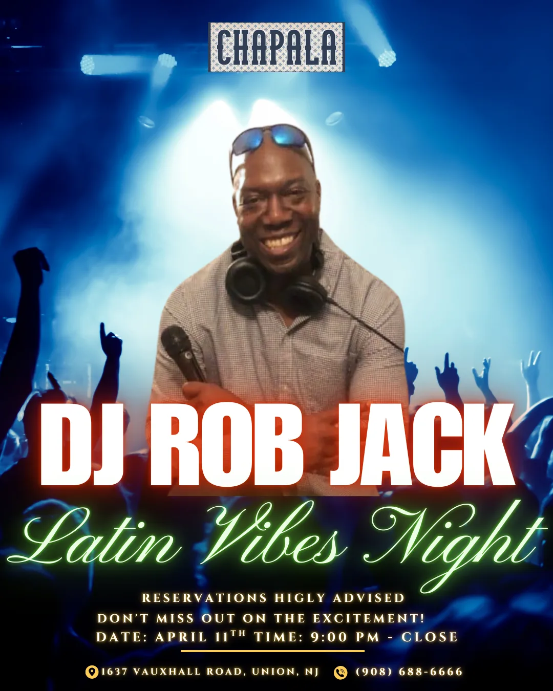 Latin Vibes Night with DJ Rob Jack